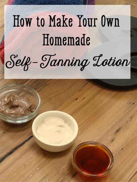 how to make your own fake tan with tea bags|make your own tanning products.